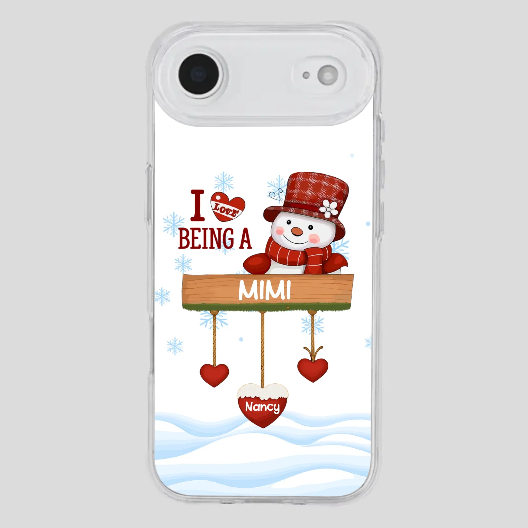 Personalized Holiday Phone Case - Merry Christmas Grandma - 89Prints