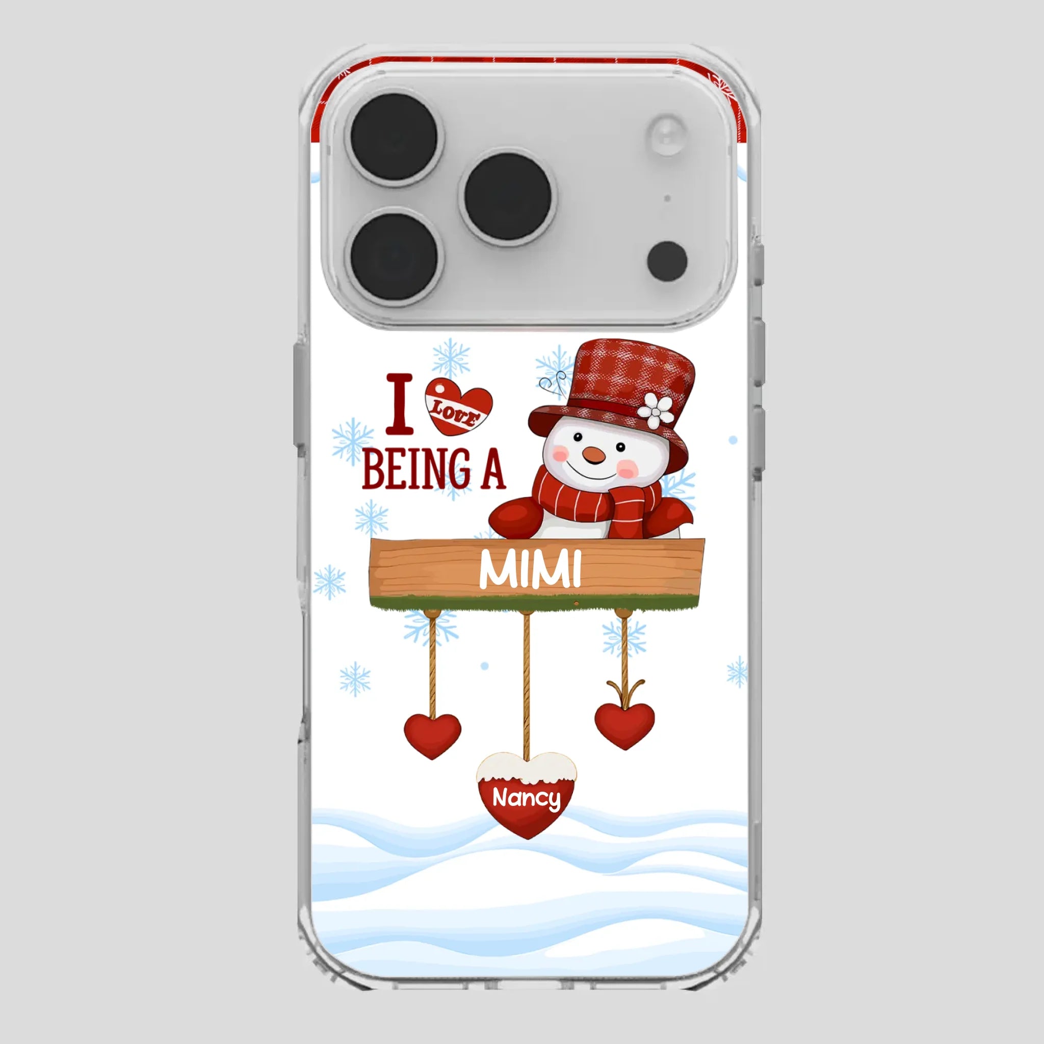 Personalized Holiday Phone Case - Merry Christmas Grandma - 89Prints