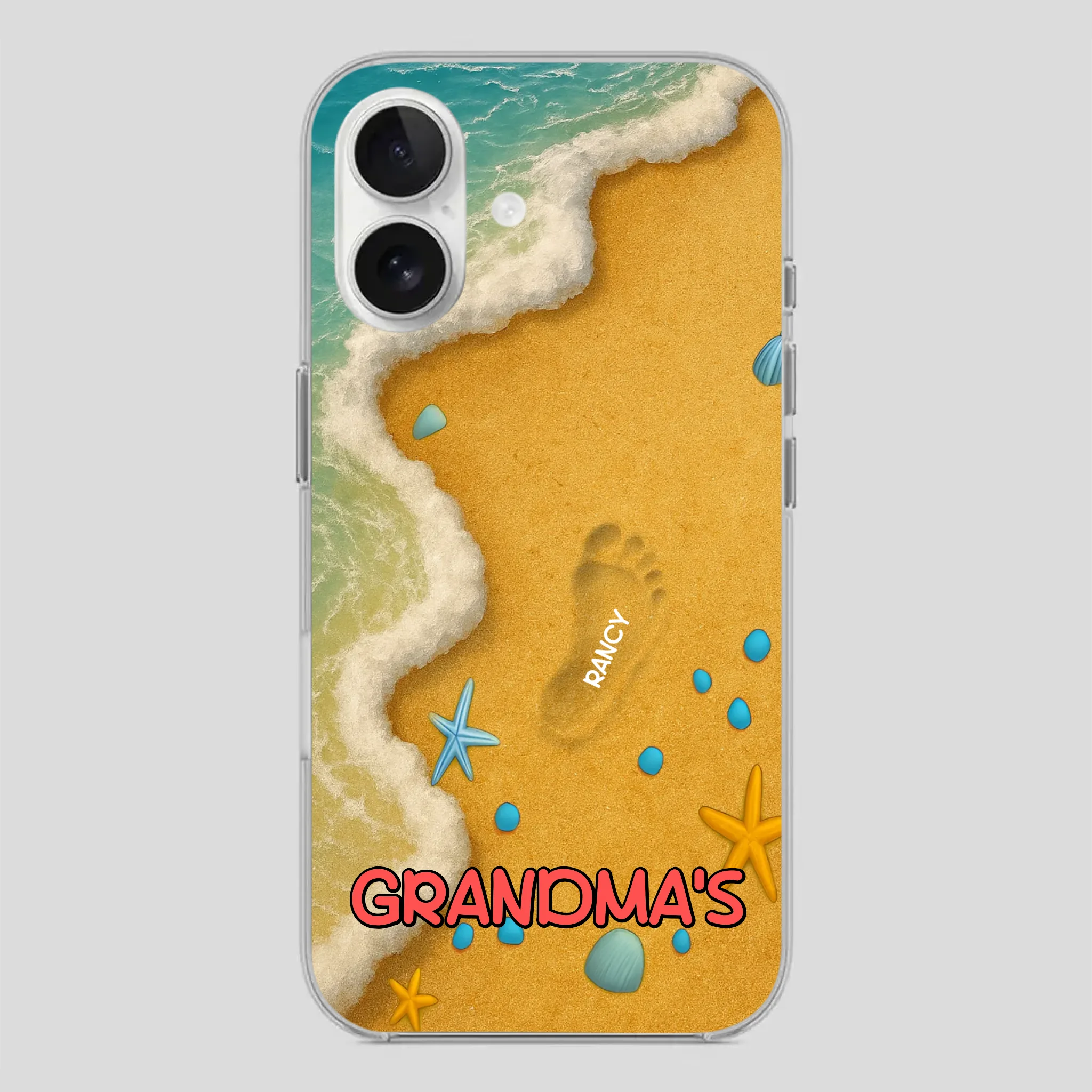 Grandma Phone Case with Flowers – Custom Name Design - 89Prints