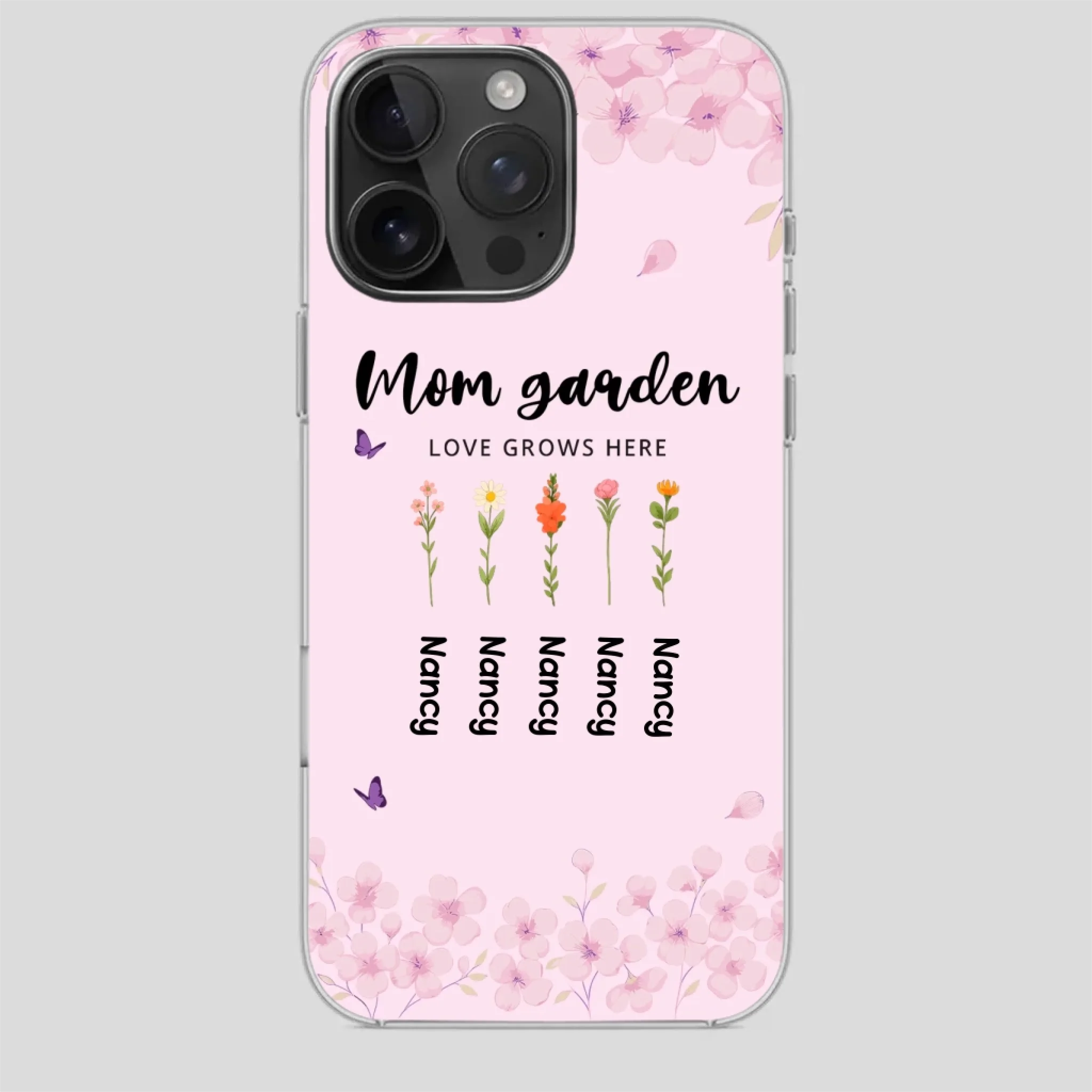 Elegant Mom’s Garden Case – Nature-Inspired Love - 89Prints