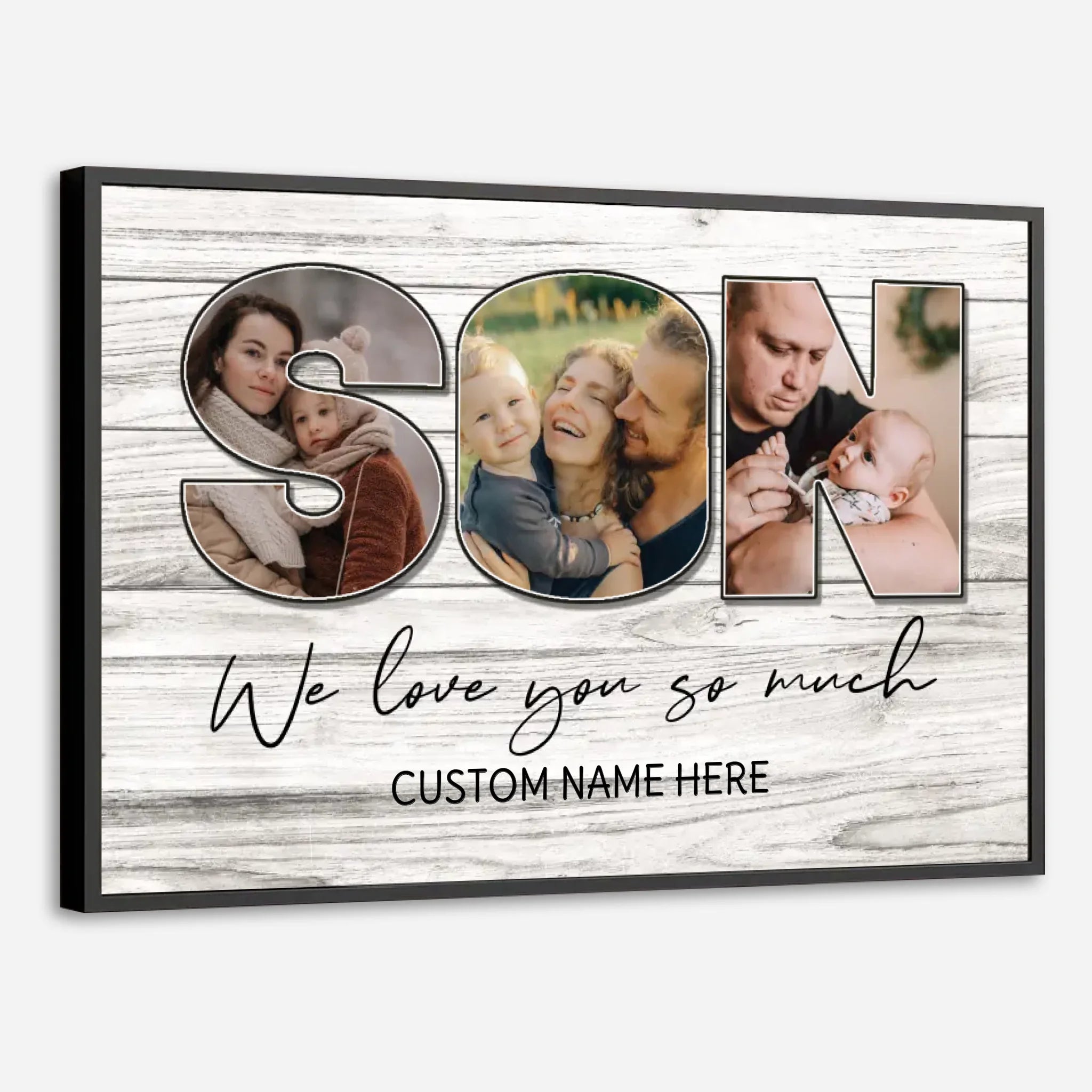 Personalized Gift for Your Son – Inspiring Poster from the Heart - 89Prints