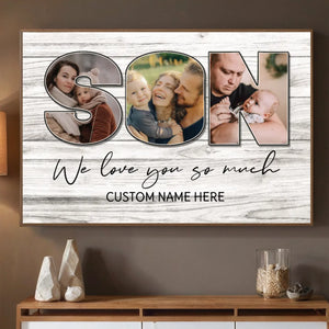 Personalized Gift for Your Son – Inspiring Poster from the Heart - 89Prints