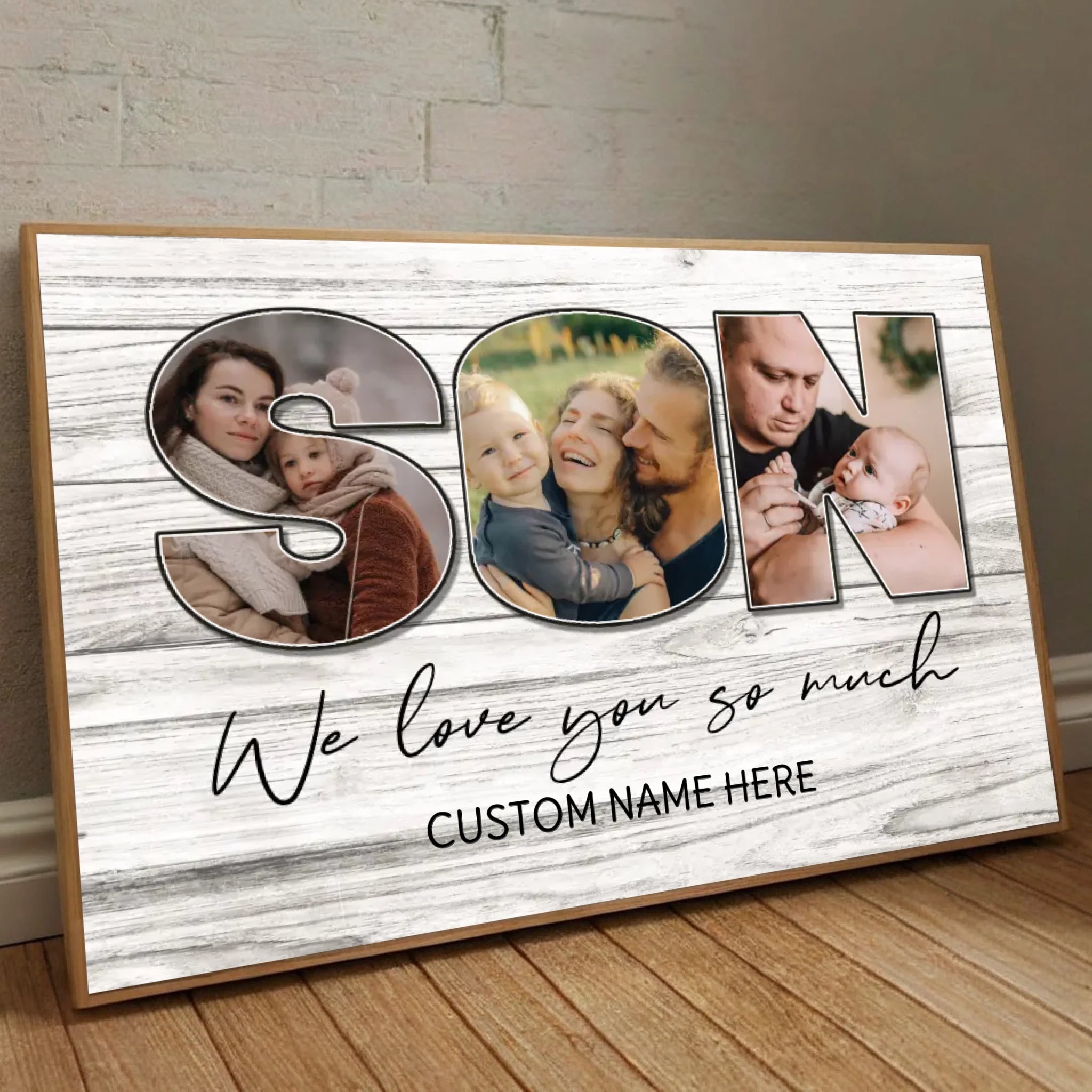 Personalized Gift for Your Son – Inspiring Poster from the Heart - 89Prints