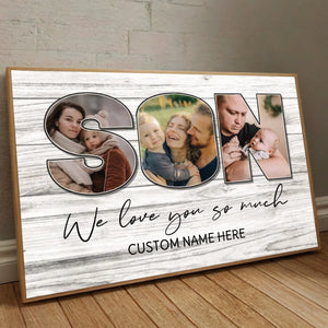 Personalized Gift for Your Son – Inspiring Poster from the Heart - 89Prints