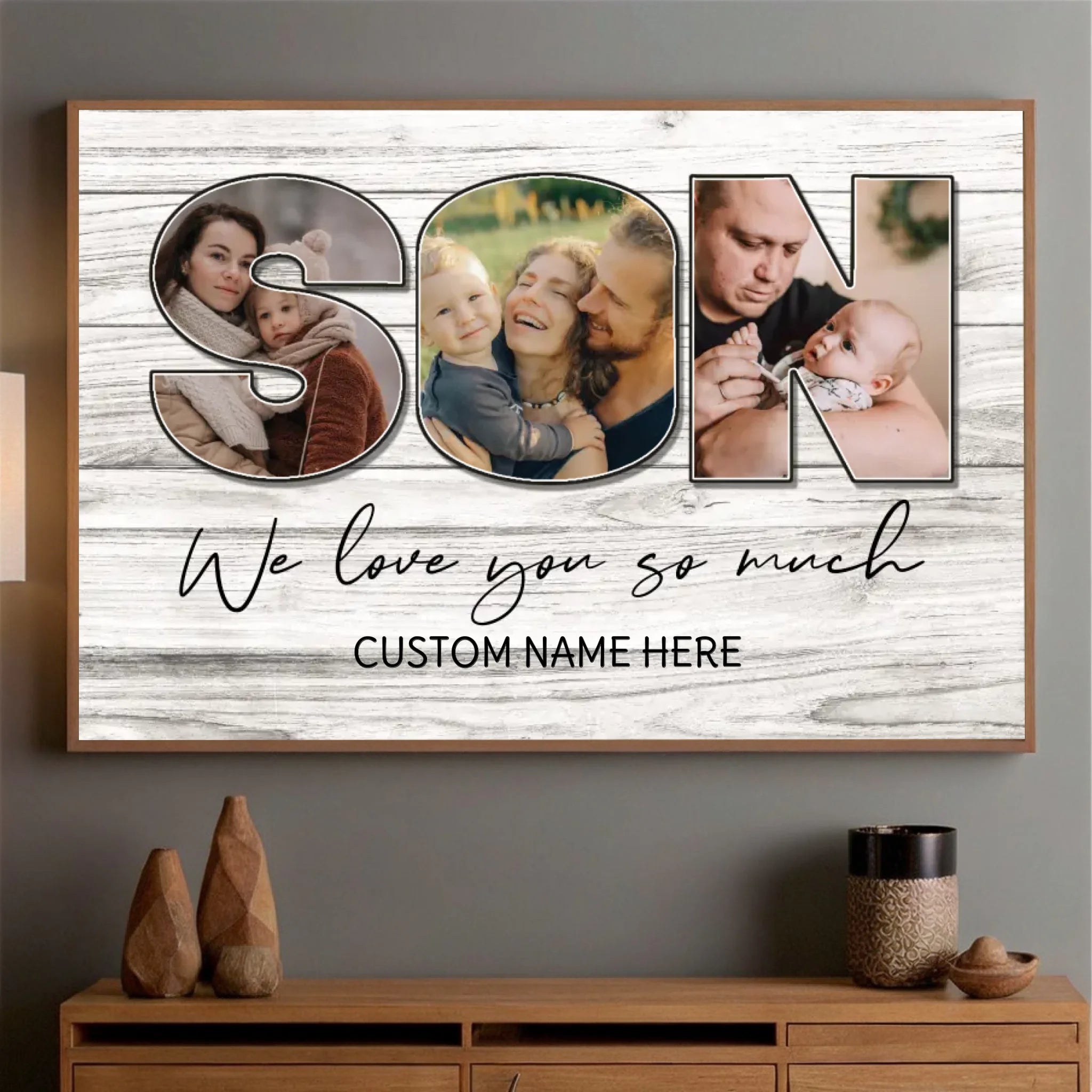 Personalized Gift for Your Son – Inspiring Poster from the Heart - 89Prints