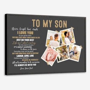 Personalized Motivational Poster for Son – A Gift to Inspire - 89Prints