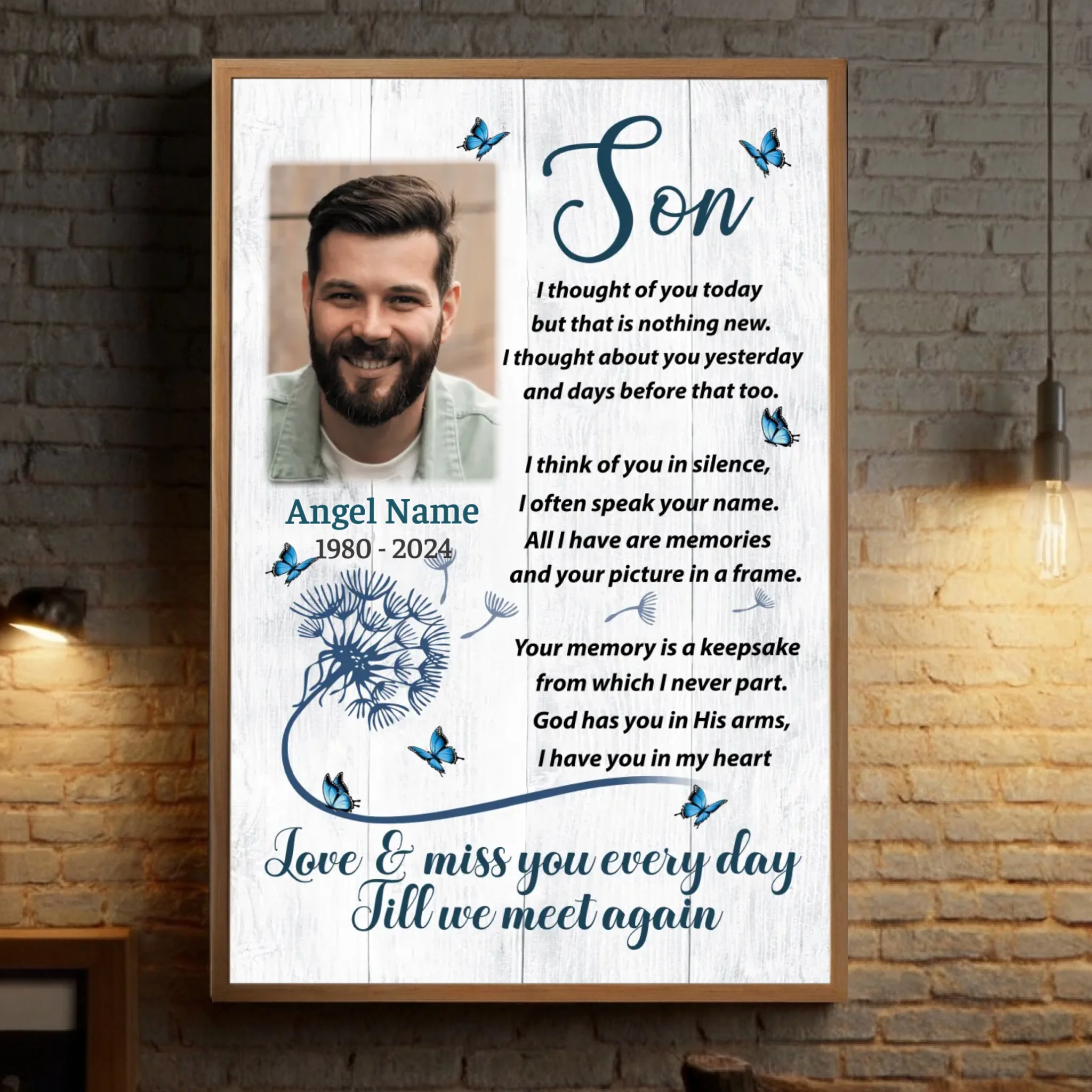 For Your Son: A Touching Personalized Gift He'll Always Remember - 89Prints