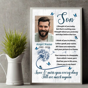 For Your Son: A Touching Personalized Gift He'll Always Remember - 89Prints