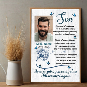 For Your Son: A Touching Personalized Gift He'll Always Remember - 89Prints