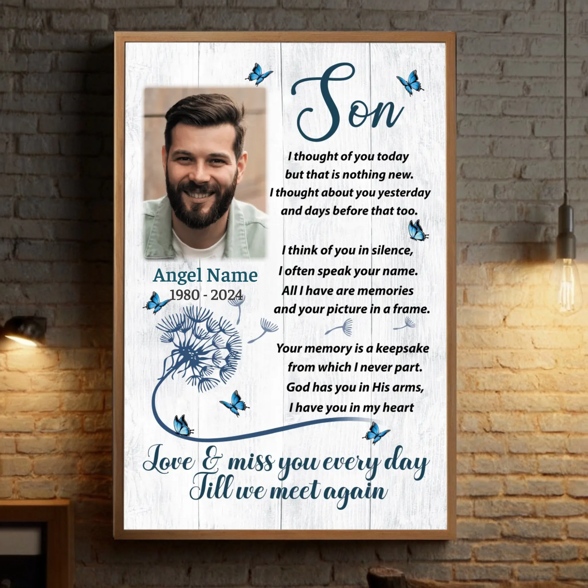 For Your Son: A Touching Personalized Gift He'll Always Remember - 89Prints