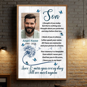For Your Son: A Touching Personalized Gift He'll Always Remember - 89Prints