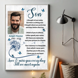 For Your Son: A Touching Personalized Gift He'll Always Remember - 89Prints