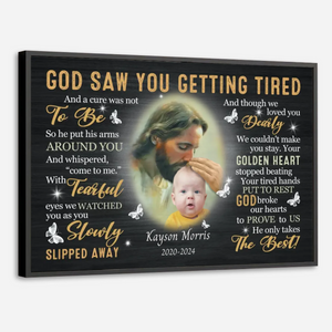 Customized Poster – A Loving Memorial Tribute for Your Beloved Son - 89Prints