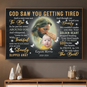 Customized Poster – A Loving Memorial Tribute for Your Beloved Son - 89Prints