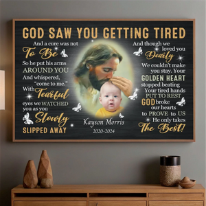 Customized Poster – A Loving Memorial Tribute for Your Beloved Son - 89Prints