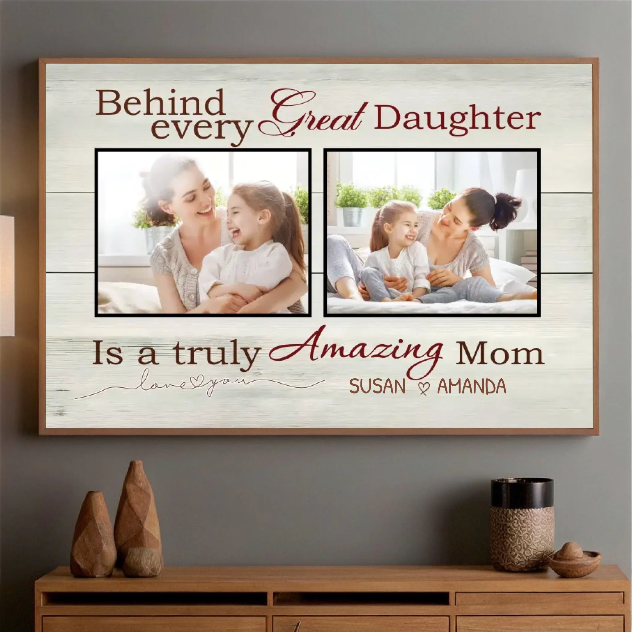 Custom Poster Daughters and Mom – Celebrate the Special Bond with Personalized Art - 89Prints