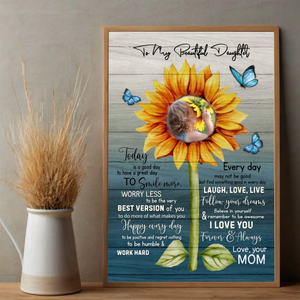 Uplifting Custom Poster for Daughters – Inspire and Celebrate Your Amazing Girl - 89Prints