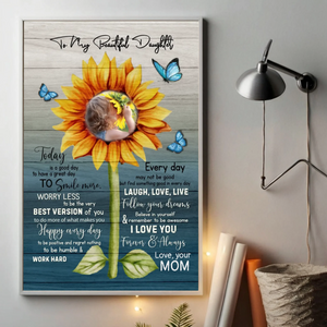 Uplifting Custom Poster for Daughters – Inspire and Celebrate Your Amazing Girl - 89Prints