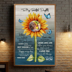 Uplifting Custom Poster for Daughters – Inspire and Celebrate Your Amazing Girl - 89Prints