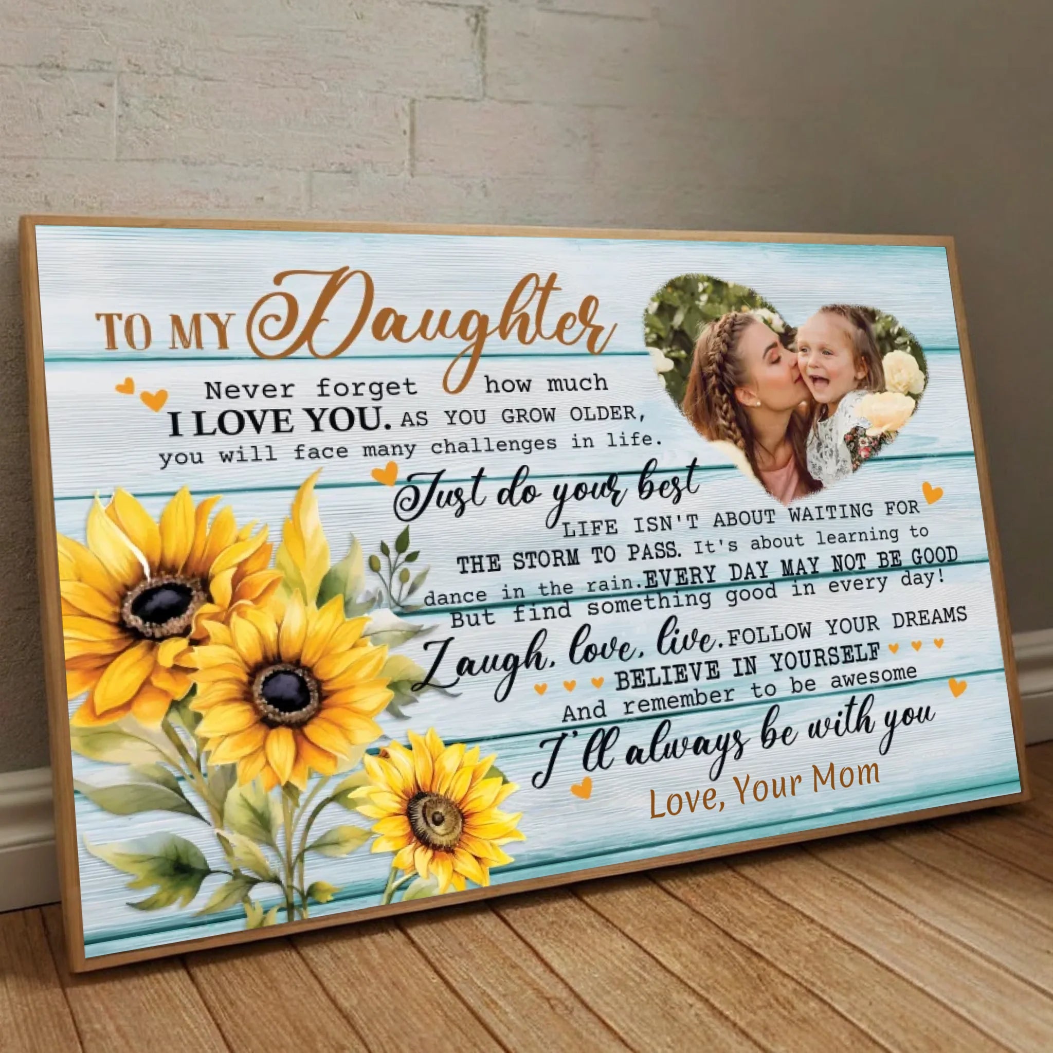 Customizable Poster for Daughters – Personalized & Meaningful Gift - 89Prints