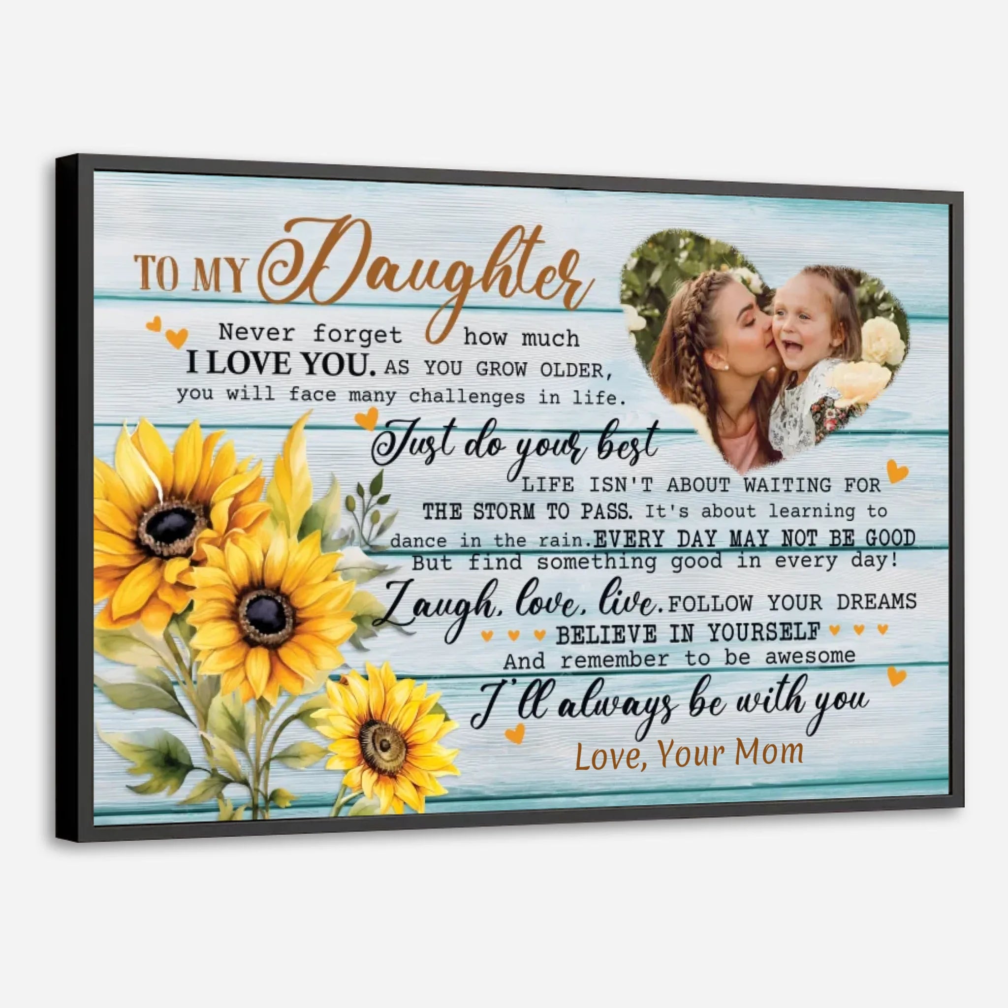 Customizable Poster for Daughters – Personalized & Meaningful Gift - 89Prints