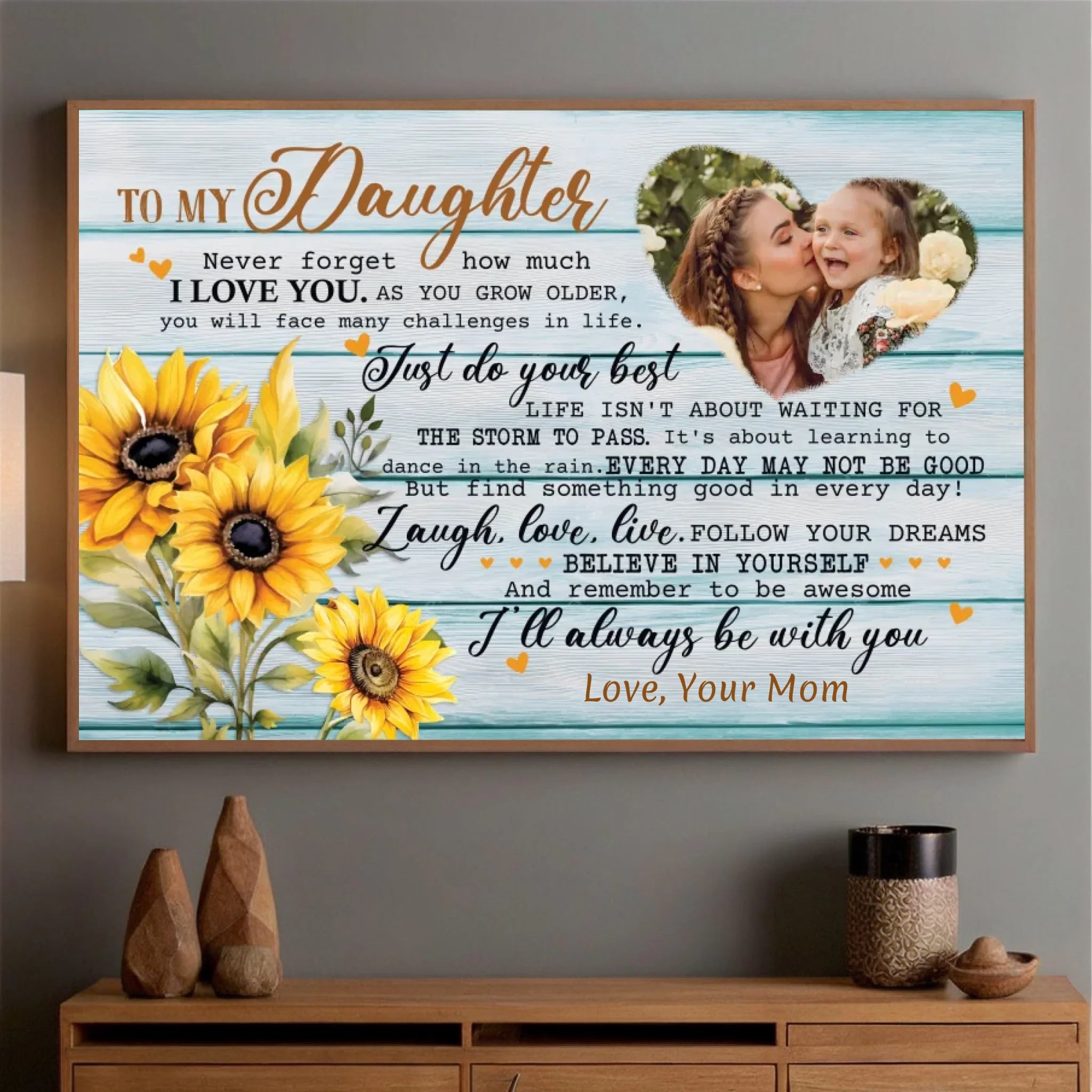 Customizable Poster for Daughters – Personalized & Meaningful Gift - 89Prints