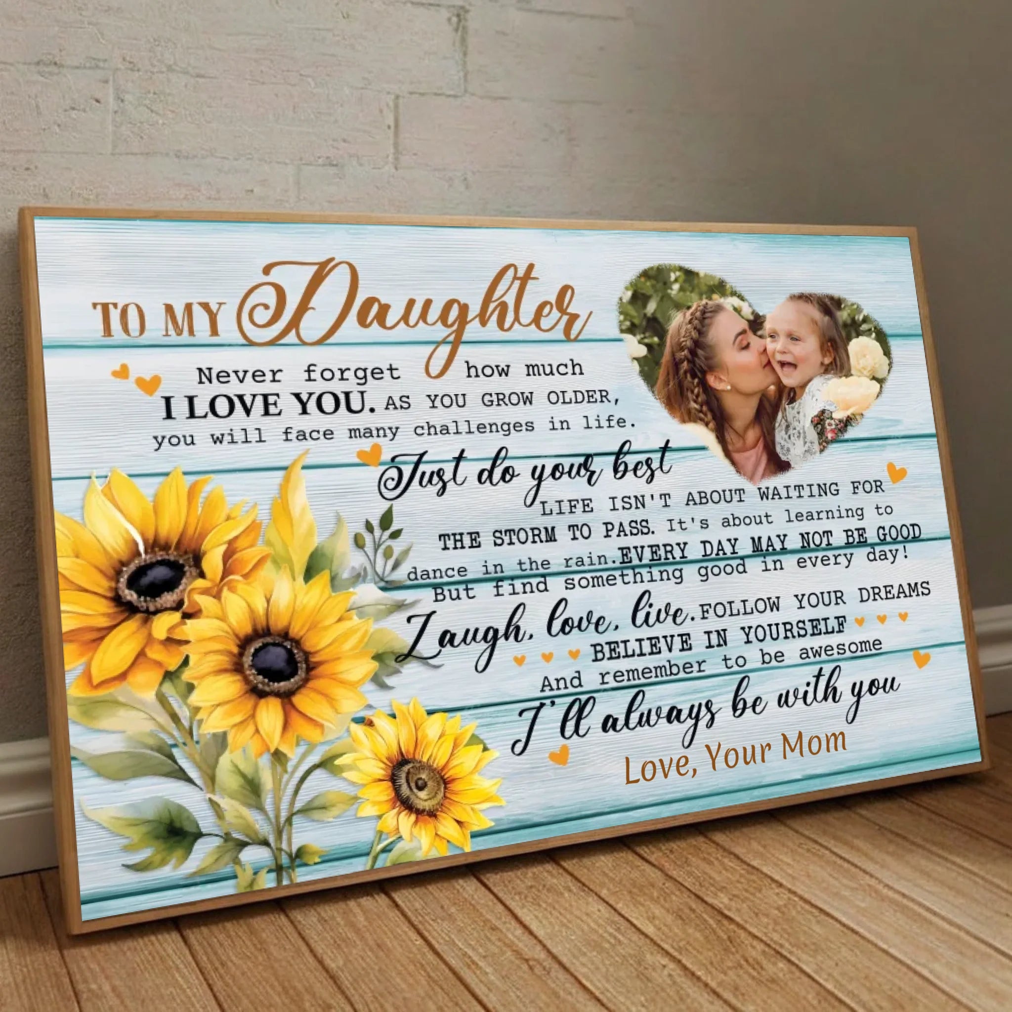 Customizable Poster for Daughters – Personalized & Meaningful Gift - 89Prints