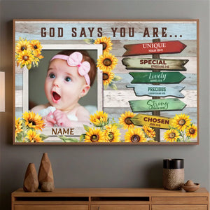 Customizable Faith-Inspired Poster – A Spiritual Gift for Your Daughter - 89Prints