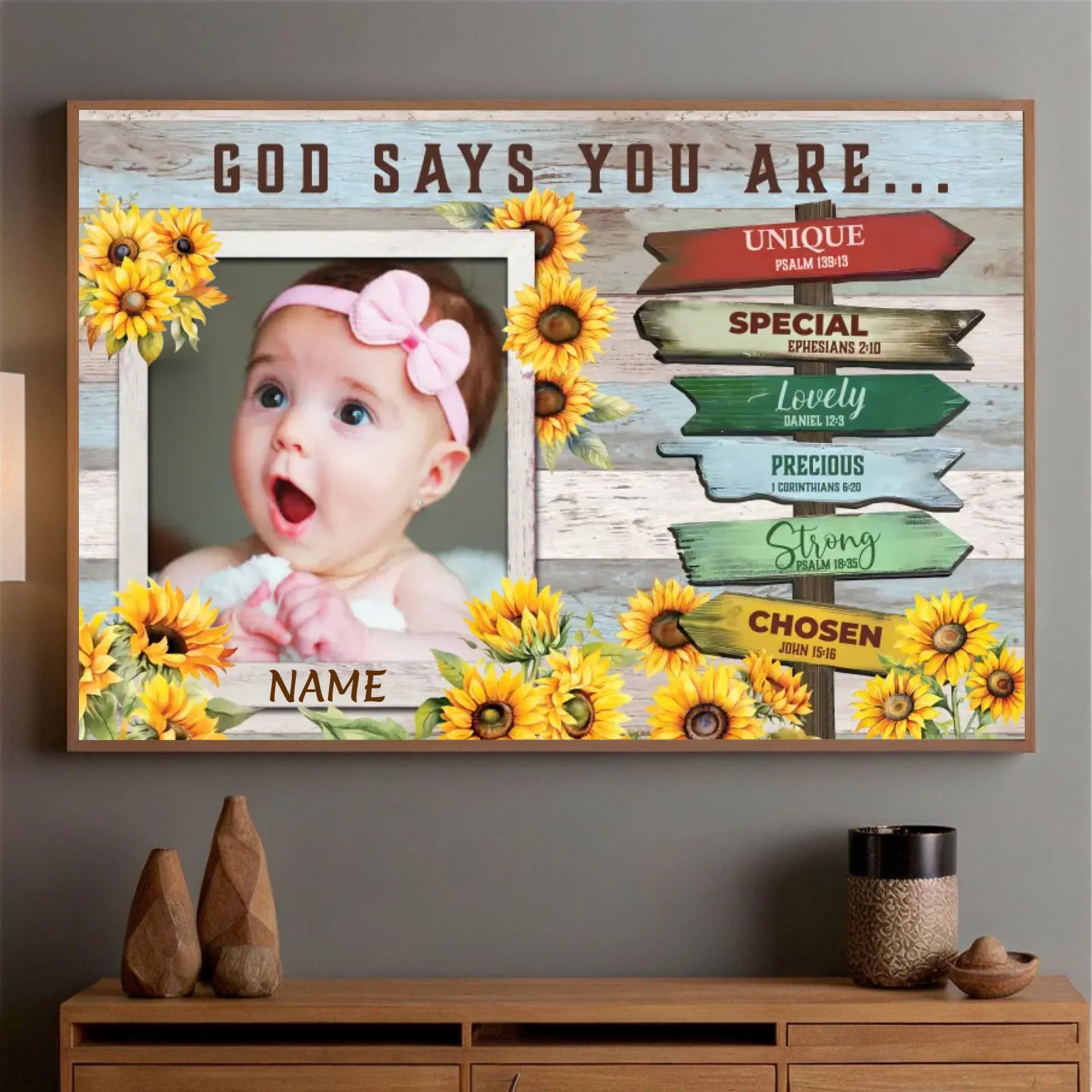 Customizable Faith-Inspired Poster – A Spiritual Gift for Your Daughter - 89Prints
