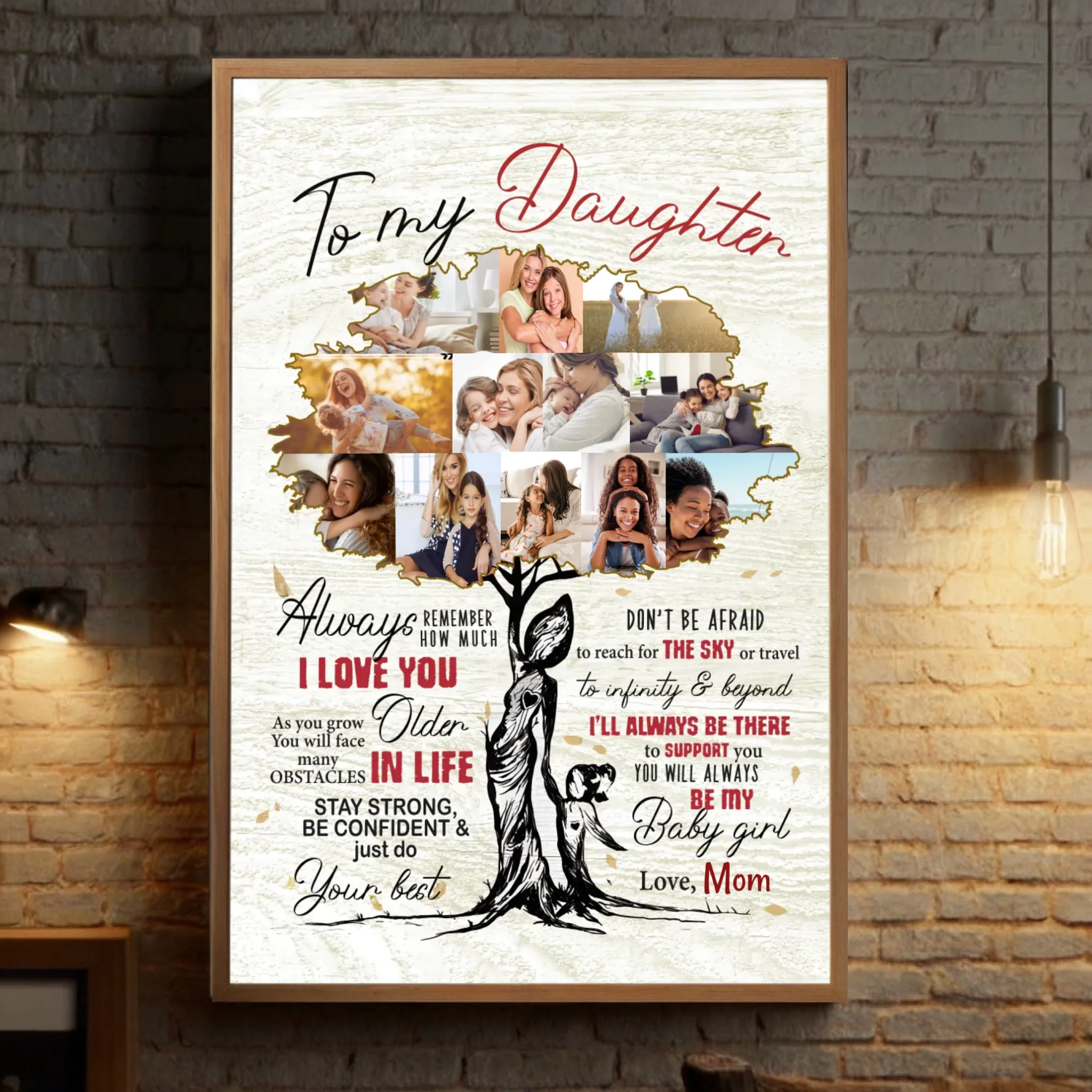 Custom Tree Poster for Daughters – A Symbol of Love, Growth & Connection- 89Prints