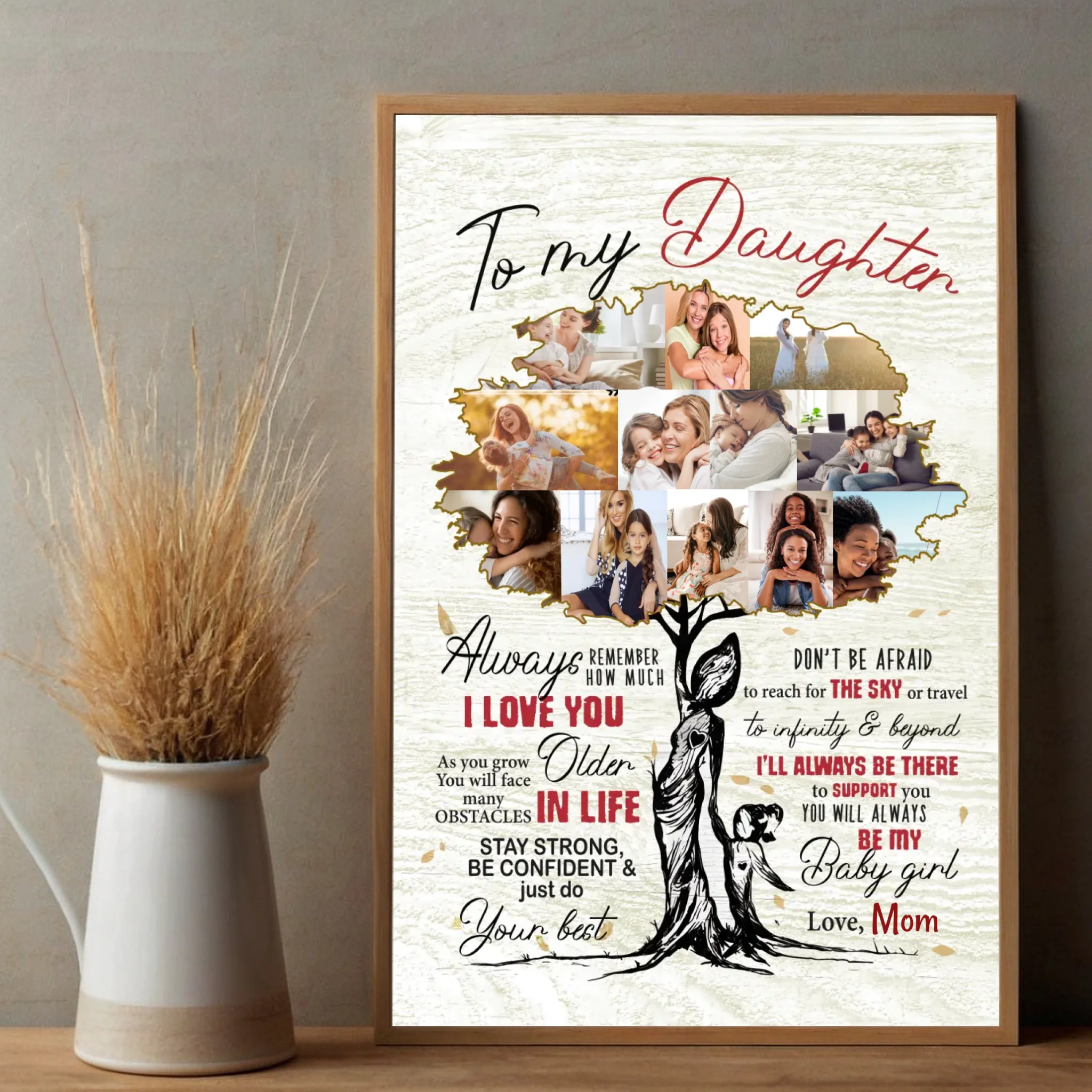 Custom Tree Poster for Daughters – A Symbol of Love, Growth & Connection- 89Prints