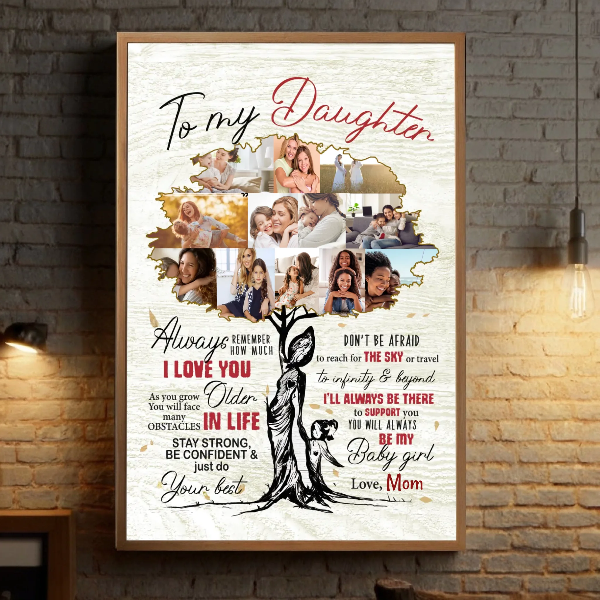 Custom Tree Poster for Daughters – A Symbol of Love, Growth & Connection- 89Prints