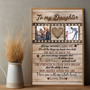 Customizable Poster – To My Daughters, With Love and Meaning - 89Prints