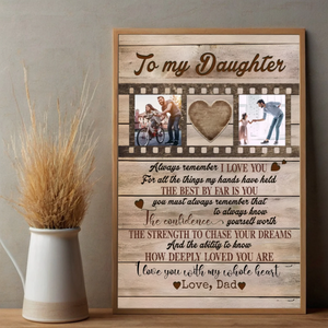 Customizable Poster – To My Daughters, With Love and Meaning - 89Prints