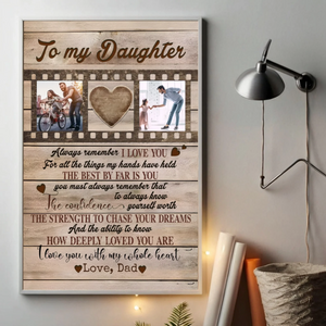 Customizable Poster – To My Daughters, With Love and Meaning - 89Prints