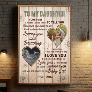 Customizable Poster for Daughters – A Touching Expression of Love - 89Prints