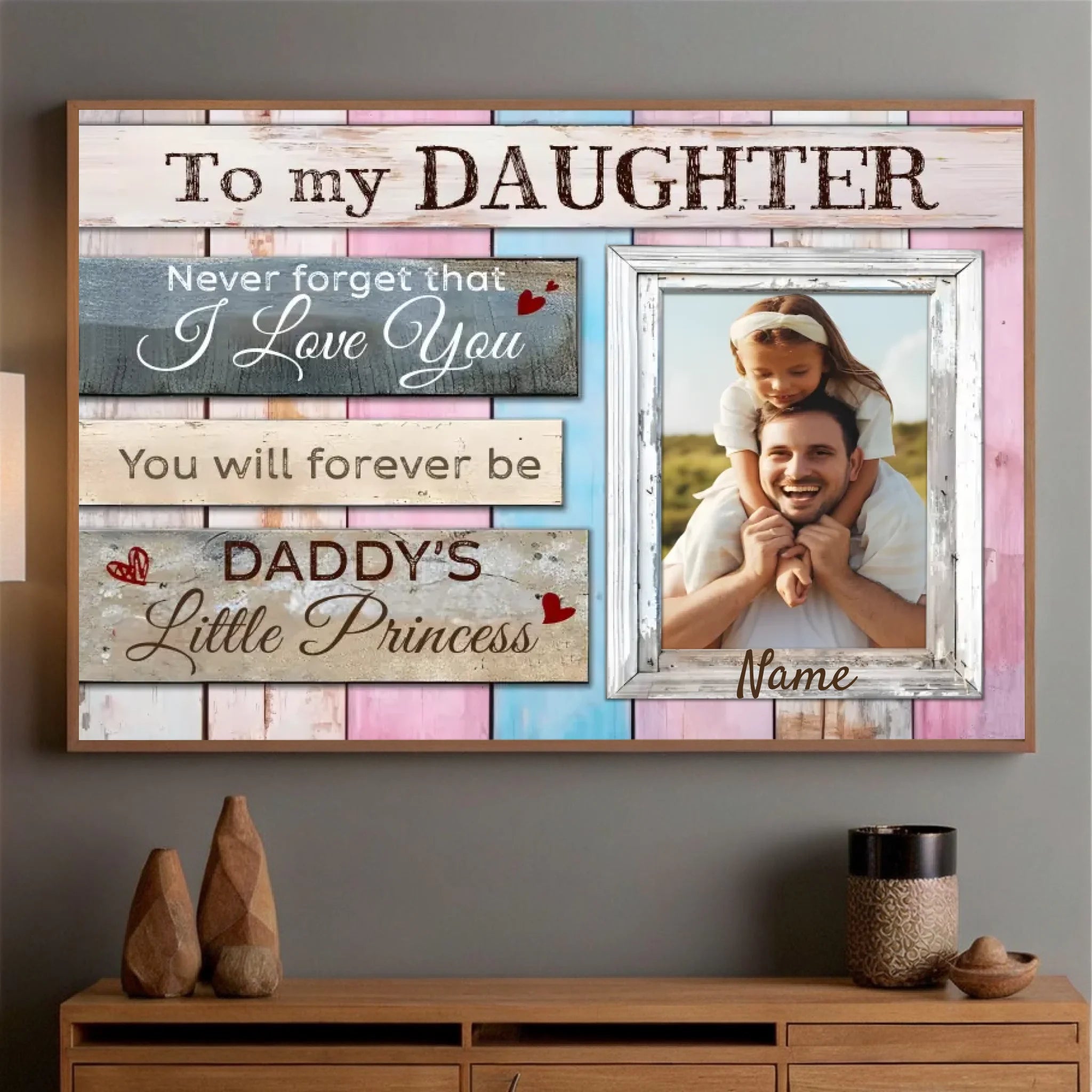 A Personalized Poster for Daughters – A Heartfelt Message from Dad - 89Prints