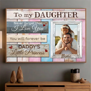 A Personalized Poster for Daughters – A Heartfelt Message from Dad - 89Prints
