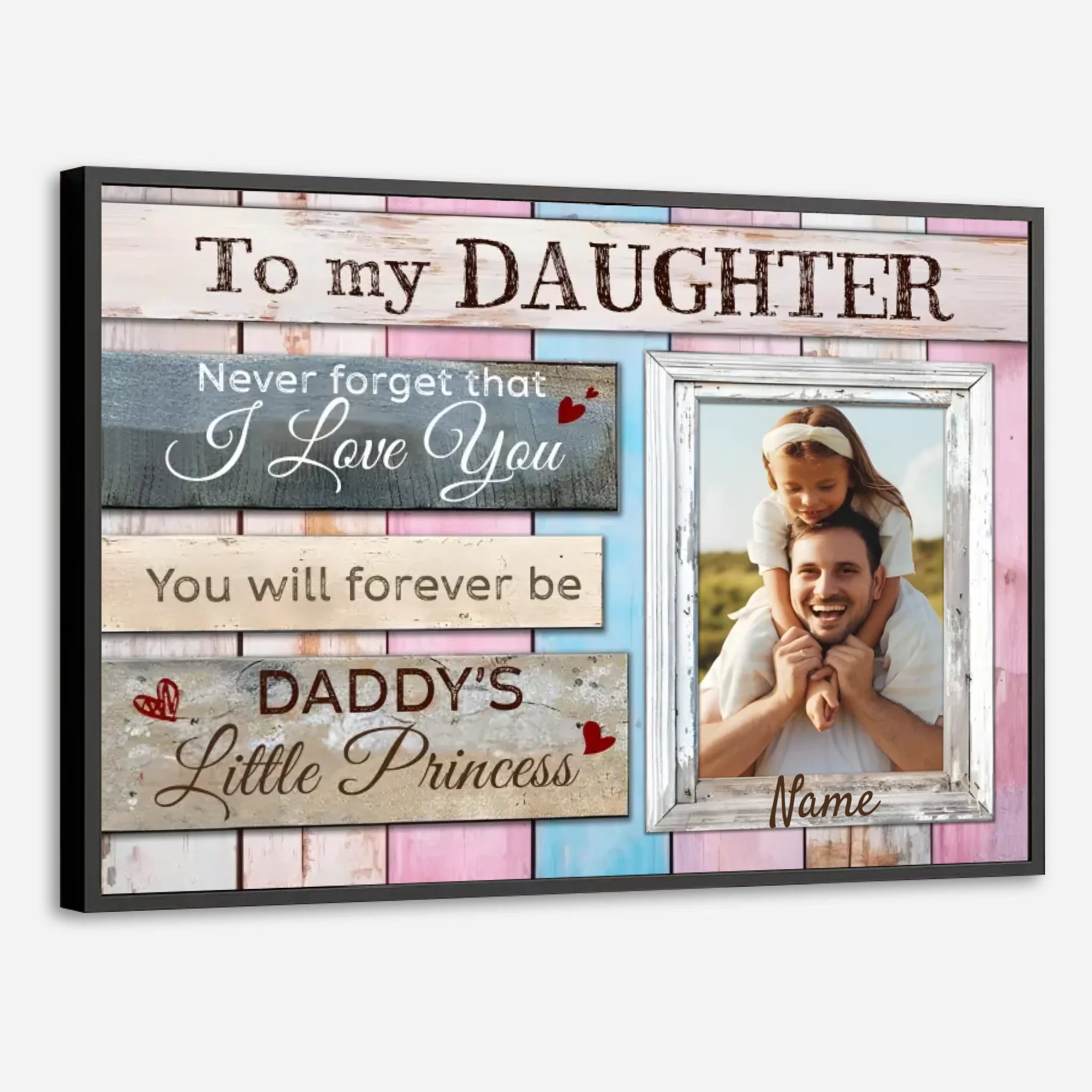 A Personalized Poster for Daughters – A Heartfelt Message from Dad - 89Prints