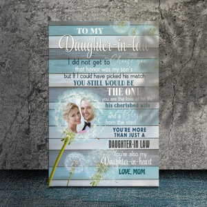 Customizable Canvas for Daughter-in-Law: A Heartfelt Gift from 89Prints