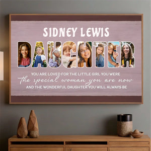 Personalized Daughter Poster – A Gift Full of Love and Memories - 89Prints