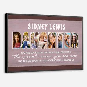 Personalized Daughter Poster – A Gift Full of Love and Memories - 89Prints