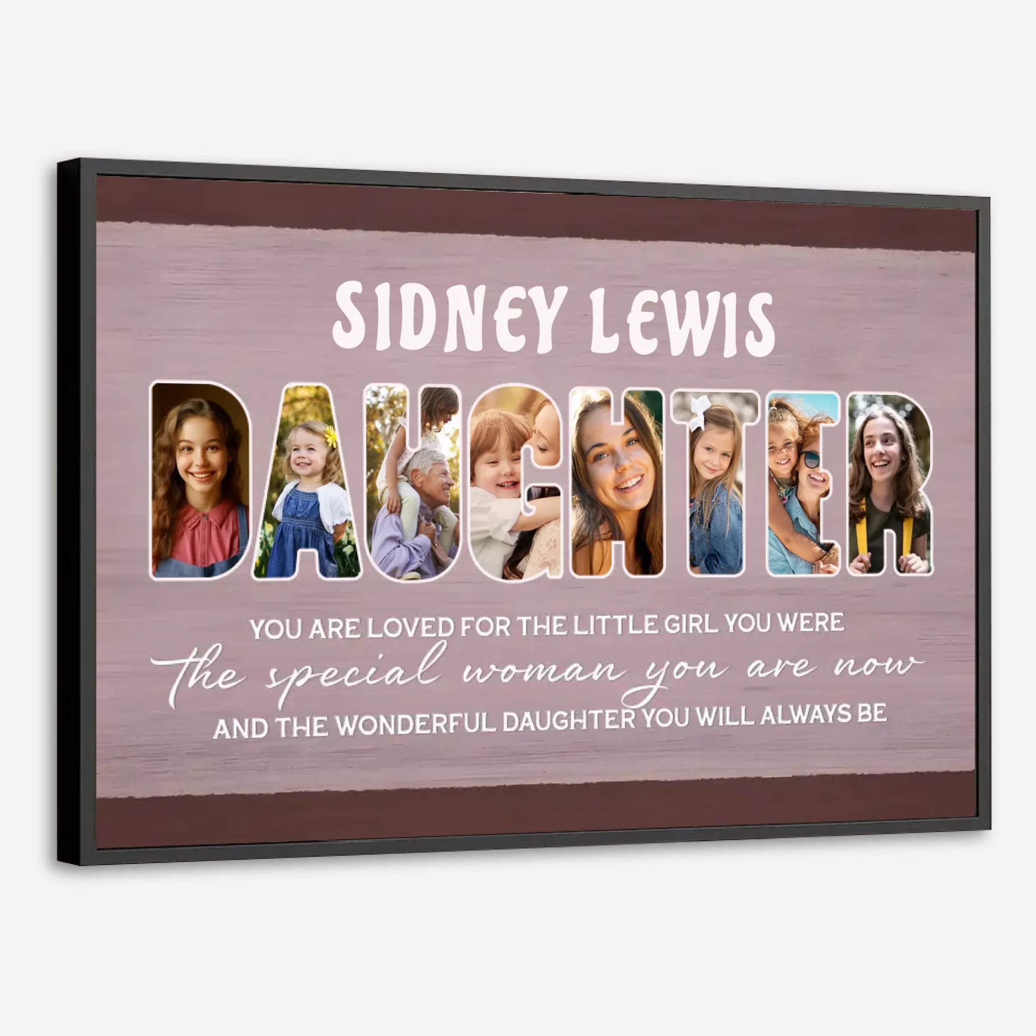 Personalized Daughter Poster – A Gift Full of Love and Memories - 89Prints
