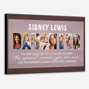 Personalized Daughter Poster – A Gift Full of Love and Memories - 89Prints
