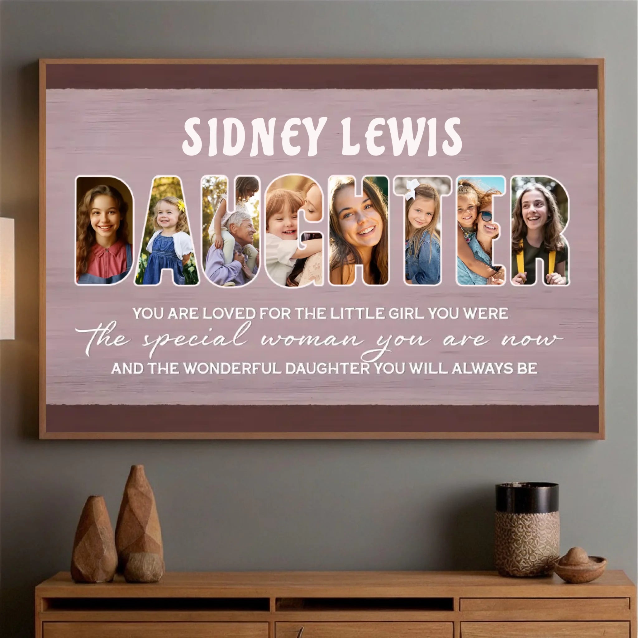 Personalized Daughter Poster – A Gift Full of Love and Memories - 89Prints