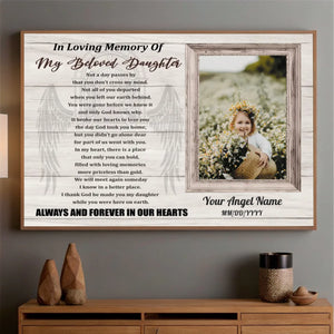 For Your Beloved Daughter’s Journey – A Custom Keepsake by 89Prints