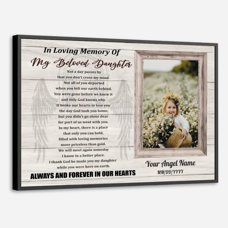 For Your Beloved Daughter’s Journey – A Custom Keepsake by 89Prints