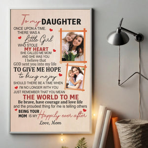 Personalized Daughter Poster – A Mother’s Heartfelt Gift - 89Prints
