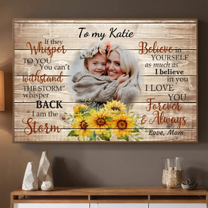 Empowering Custom Poster for Daughter – A Gift of Love and Strength - 89Prints