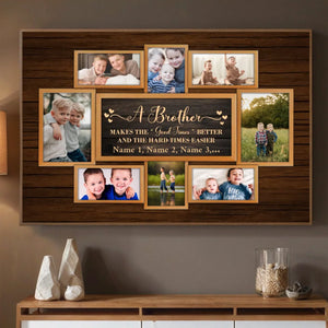 Personalized Brother-Sister Poster – Celebrate Unbreakable Sibling Bonds - 89Prints